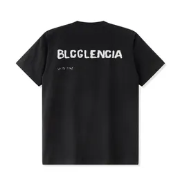 BLCG LENCIA UNISEX Летние футболки Womens Womens негабайтный тяжеловеса 100% хлопчатобумажная ткань тройной стежок плюс размер Tops Tees SM130202