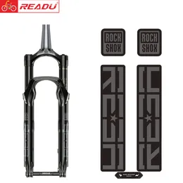 Auto -LKW -Racks Rockshox Reba Mountain Fork Aufkleber Fahrrad -Accessoires MTB Bike Front Aufkleber 230815