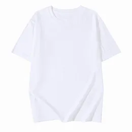 SSFJ RH-T009 # 180G Peso 100% Algodão de algodão de manga curta Camiseta masculina e feminina camisa