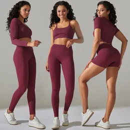 Yoga Outfits Sexy 2 Piece Set Women Sport Wear Workout Clothes Gym Clothing  Fitness Suit Sports Bra Shorts