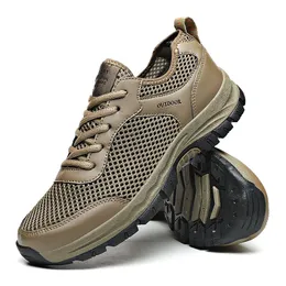 walking fashion designer mens 47 large mountaineering shoes mens summer breathable mesh 48 outdoor sports shoes mesh lightweight casual hiking shoes