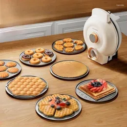 Fabricantes de pão Multifunção Waffle Manomerada Sanduíche Máquina de Máquinas de Machine de donut ovo Termostato Double Termostato Tempo