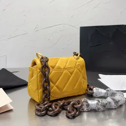 Vendi borsa di design di lusso chanbag Borsa a tracolla da donna Borse a tracolla a catena spessa Mini borsa classica retrò di moda Borsa di design di alta qualità