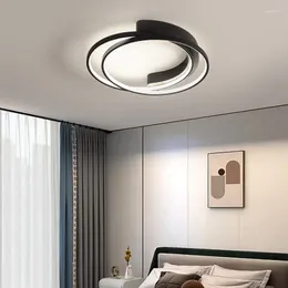 Ljuskronor nordiska led tak minimalism konst decortion lampa för sovrum balkong korridor foajé hem fixtur inomhusbelysning