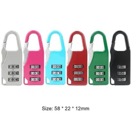 Other Household Sundries 3 Mini Dial Digit Lock Number Code Password Combination Padlock Security Travel Safe For Lage Of Gym Dhs Dr Dhl58