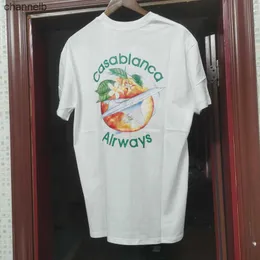 Men's T-Shirts Casablanca Aeroplane Printed T-shirt New Coming T Shirt for Men Airways Graphic T Shirts 1 1 Cotton Tops Tees HKD230817