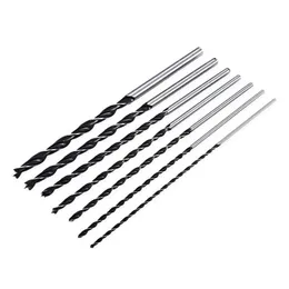 Professional Drill Bits 7Pc X Long Wood Bit Set 4Mm 5Mm 6Mm 7Mm 8Mm 10Mm 12Mm 300Mm Brad Point Drop Delivery Mobiles Motorcycles Dhep2