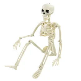 Outros suprimentos de festa de evento Halloween Squeleto móvel Fake Human Skull Bones Halloween Party Home Bar Decorações Assombradas Casa Horror Props Ornament Toys 230816