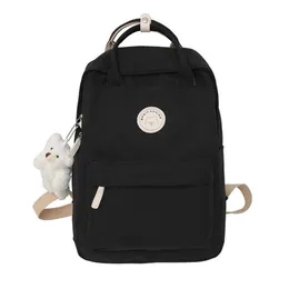 School Bags Fashion Women Large Capacity Backpack For Teenagers Black Bag Female Business Travel Bookbag Girl Waterproof 230816