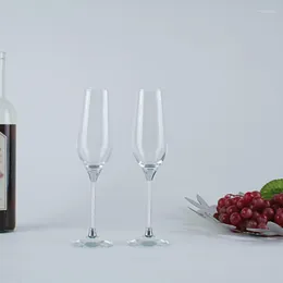 Tapes de vinho Tabel de Natal Cálice Champagne Cristal Flautas Trova de vidro Trova itens domésticos Bolhas de cupê de cupê