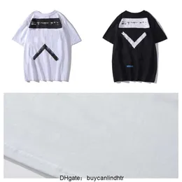 Clássicos brancos de luxo masculino designer de camisa camisetas camisetas casuais camisetas mulheres arrow x t-shirt casais esportes tshirts hip hop manga curta 4wpo