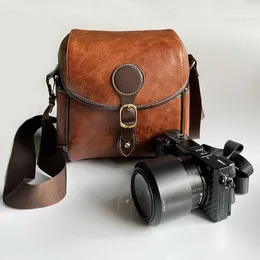 Kamera-Bag-Zubehör PU Leder-Hülle Kamera-Tasche für Fujifilm x-pro3 x-a7 x-a5 x-t3 XT4 X-T20 XT30 XT200 X-E2 X-E3 XE4 XH1 XS10 SCHULTEN BAGEN HKD230817