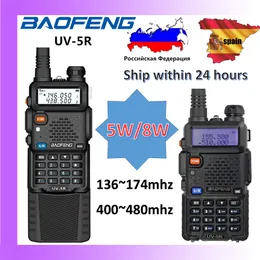Walkie Talkie 2023 Baofeng UV 5R 5W 8W Long Range FM Handy Transceiver Portable Ham Radio 230816