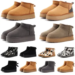 2023 Designer Australia Snow Boot women Tazz Tasman Slippers men Keep warm and withstand cold Ultra Platform Boot Shoes Suede Upper Comfort Fall Winter uggity 36-43