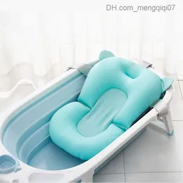 Vasche da bagno sedili per baby shower aria cuscino vano da bagno antispuggino cuscino di sicurezza neonato cuscino pieghevole cuscino morbido cuscinetto per bambini z230817