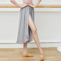 Sahne Giyim Kadınlar Halk Dans Pantolon Yetişkin Bale Etek Modern Kostüm Uygulama Geniş bacaklı Pantolon Klasik Dans Giysileri Zarif Yarım Hakama