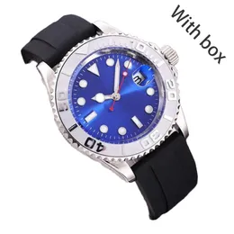 Zegarek dla męskich zegarków Watche Wysokiej jakości ruch 41 mm Automatyczny zegarek skórzany Sapphire ze stali nierdzewnej 904L z pudełkiem Business Montre Waterproof Mechanical Watch