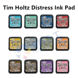 Znaczki 1PCS Importuj Ranger Tim Holz Distress Ink Vintage Old Kolor Water Bazte Pad Paction 230816