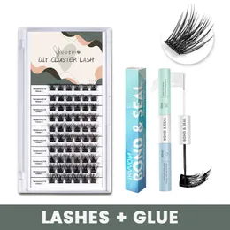 Ложные ресники EtVite C Curl 60pcs Cluster Lashes Diy ресницы 10121416 мм длина смеси объемной связи и уплотнение для 230816