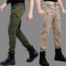 Herrenhosen 2023 Herbst Outdoor Casual Archon IX9 Taktische Männer schlanke Fit Combat Overalls Militärfans Traininghosen