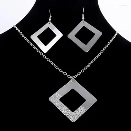 Brincos de colar de colar jóias de cor de jóias de cor prata