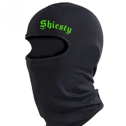 Beanieskull Caps Shiesty Balaclava Yüz Maskesi Rap Balaclava Yaz Soğutma Boyun Yürüyüşü UV Koruyucu Motosiklet Kayak Eşarp Erkekler için 230816