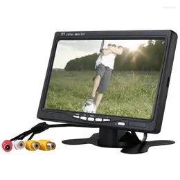 Inch 9-35V con audio LCD Monitoraggio dell'auto Display Desktop Inversiting Immagine due canali di input Small TV