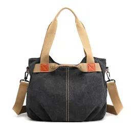 Hobo Canvas Hobos Bag Women Handbags Female Designer Large Capacity Leisure Shoulder Bags for Travel Weekend Outdoor Bolsas Colors HKD230818