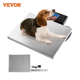Dog Collars Leashes VEVOR 1100400700Lbs Digital Livestock Scale Large Pet Vet Stainless Steel Platform Elect Ronic Postal 230816