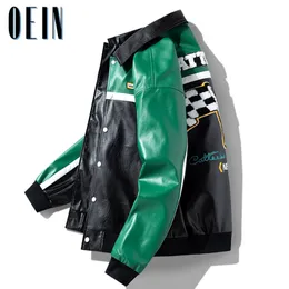 남자 재킷 Oein American Retro Baseball Jackets 남자 자수 코트 남자 y2k 스트리트 힙합 유니폼 커플 캐주얼 올 매치 재킷 230815