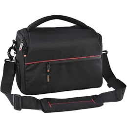 카메라 가방 액세서리 Fosoto Professional Camera Bag Case Nylon 방수 디지털 카메라 Shouder Bag DSLR 카메라 가방 렌즈 Nikon Canon 비디오 HKD230817