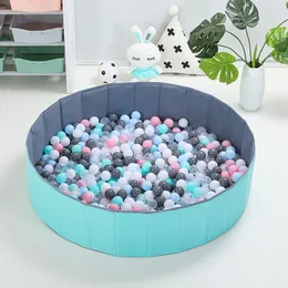 Baby Rail Foldble Dry Pool Infant Ball Pit Ocean Playpen för lekplats Toys Children Birthday Christmas Gifts 230816