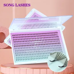 False Eyelashes Song Lashes 4D6D7D8D10D14D Premade Fans Thin Pointy Base Fake Eyelash s CD Curls Makeup Tools Individual or Salon 230816