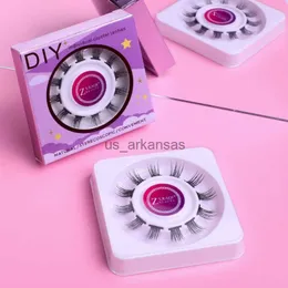 Fałszywe rzęsy Sharon Store DIY Lash Custers rzęs kroplanie rzęs przedłużenie rzęs wispy objętościowe rzęsy Klepa Klepa Aplikator uszczelniający HKD230817