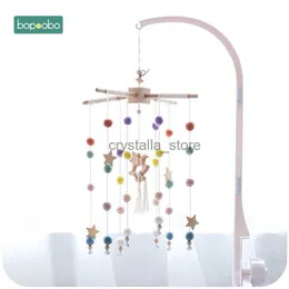 bopoobobay hanging rattles Toys Wind-up Music Box Hanger Diy Hangy Baby Crib Bed Bell Toy Holder Arm Bracket HKD230817