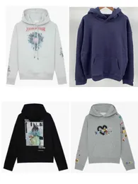 Zadig Voltaire Women's Sweatshirt ZV Pulloverラブレター印刷刺繍ホットドリルインナーフリースパーカー