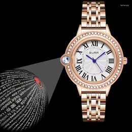 Наручительные часы Diamond Wome Watch Gold Luxury Quartz Unisex Bracelet Clock