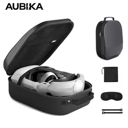 VRAR Accessorise Aubika Portable Storage Bag for Oculus Quest 2 VR Headset Eva Watertproof stockproof Travel Carring Fase For Quest 2 Accessories 230817