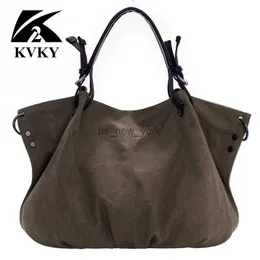 Hobo High Quality Canvas Women Handbag Casual Large Capacity Hobos Bag Hot Sell Female Totes Bolsas Trapeze Ruched Solid Shoulder Bag HKD230817