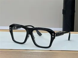 Novo design de moda masculino óculos ópticos Grand-Apx Acetato de grande tamanho Frame vintage estilo simples estilo transparente lente de alta qualidade lente retro delicado óculos