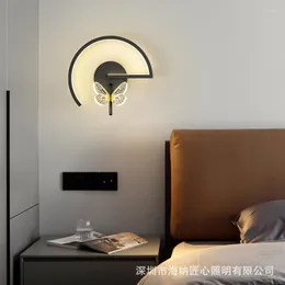 Lampa ścienna długie kinkiety szklane rożnik Sconce Smart Bed Lighting Applique Mural Projekt mural