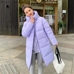 Women's Down Parkas CRRIFLZ Autumn Women's Hoodie Collar Zipper Coat Drstring Button Long Parka Women's Warm Fashion Ultra Thin Cotton Jacket Z230817