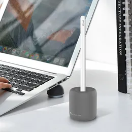 قلم رصاص الحالات القلم Penholder for Apple 12 Gen Desktop Base Base Bracket Pen Silicone حامل إدراج حامي طرف 230816