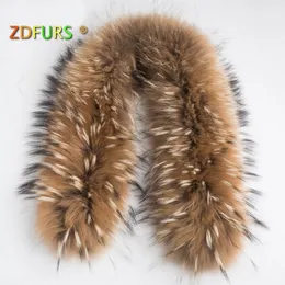 Sciarpe zdfurs * Luxury Real Raccoon Furf Sarchar Women 100% Natural Raccoon Collar inverno inverno Calza Scarpe 230816 230816