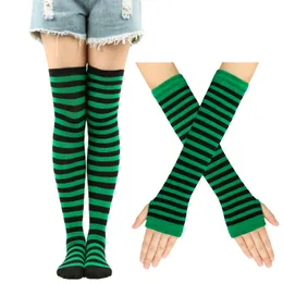 Home-Strumpf Armwärmer Set Boutique leere Knie Lange Socken Multi-Farben Weihnachtsfeiertags Stocks Familienstrümpfe Dom-C23-77