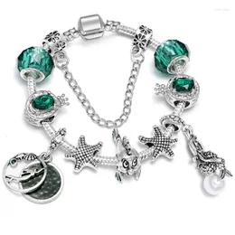 Strang Grüne kleine Karpfenschmuck Süßglas DIY Perlen Original Armband Girls Pearl Seestarfish Accessoires Geschenk