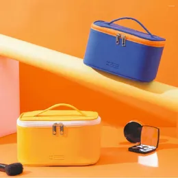 Bolsas de cosméticos portáteis coreanos de grande capacidade Geral de viagem Zipper Bolsa de maquiagem Bolsa de armazenamento Organizador da bolsa