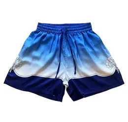 Casablanca Summer Summer Stamping Silk Fashion Designers Shorts ha lasciato cadere piccoli e allentati pantaloncini da uomo e donna Shorts Casablanc