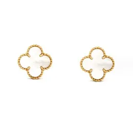 Orecchini di design classici orecchini a quadrifoglio per gioielli da donna Orecchini a bottone in più colori