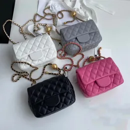 10A Super original Caviar Caviar Caviar Bola de ombro de Ball Chain Moda de couro real Bolsas femininas Bolsas Ladies Tote Luxurys Designers CF Sacos de retalho com caixa